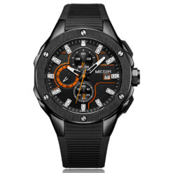 Multifunctional Luxury Waterproof Silicone Wristwatch