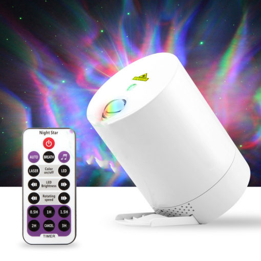 Portable RC LED Projector Starry Sky Night Light Lamp