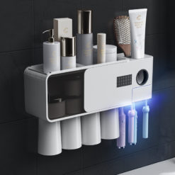 Wall-mounted Disinfection Sterilization Toothbrush Holder