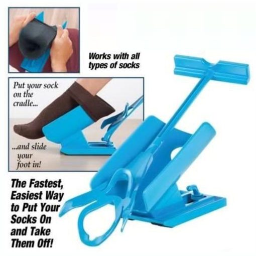 Portable Creative Plastic Lazy Socks Slider Aid Helper Kit - Image 2