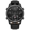 Chronograph Analog Waterproof Silicone Strap Watch