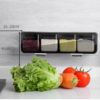 Wall-mounted Kitchen Seasoning Storage Box Container