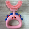 Kids Silicone U-shaped Little Lion Oral Cleaning Brush