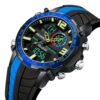 Multifunctional Famous Dual Display LED Digital Watch