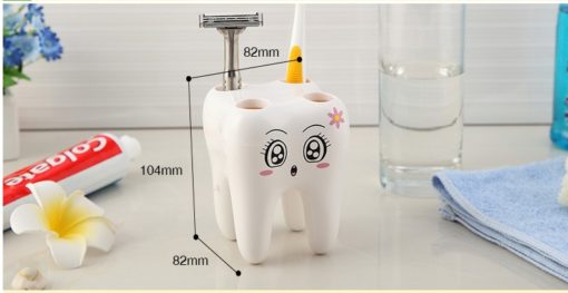 Creative Cute Cartoon Toothbrush Storage Box Holder