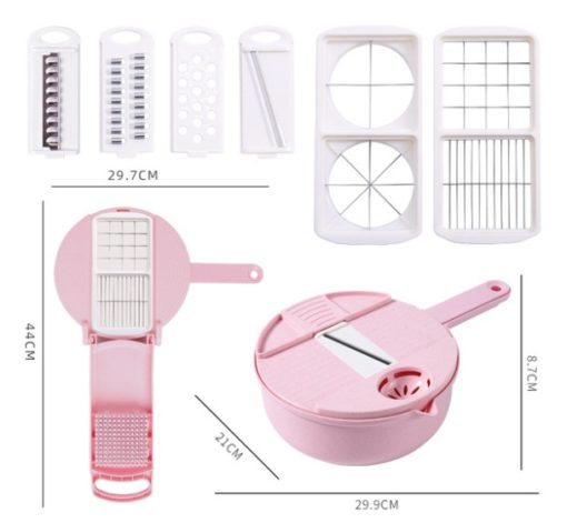 Multifunctional Kitchen Fruit Vegetable Cutter Grater Peeler