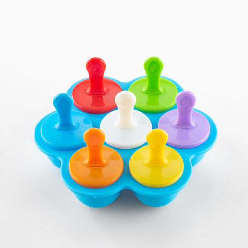 Multifunctional 7-Hole Silicone Kitchen Popsicle Ice Tray Mold - Image 10