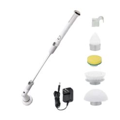 Electric Wireless Rechargeable Long-handle Cleaning Brush