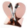 Stainless Steel Heart-shaped Kitchen Knife Sharpener