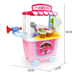 Mini Ice Cream Simulation Cart Children's Set Toys