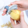 Creative Fruit Vegetable Kitchen Finger Held Palm Peeler Slicer