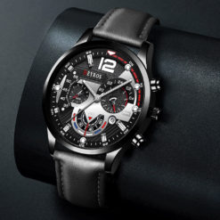 DEYROS Automatic Luminous Fashion Belt Quartz Watch