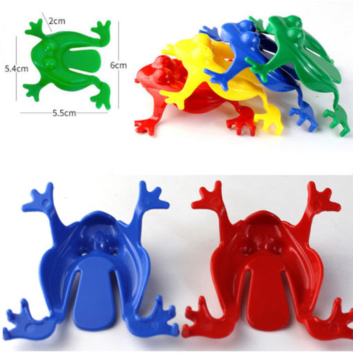 Creative Novelty Retractable Frog Jumping Bucket Simulation Toy