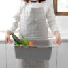 Kitchen Retractable Fruit Vegetable Drain Basket Strainer