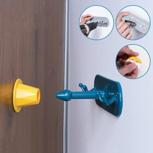 Multifunction Adhesive Silicone Suction Door Stopper