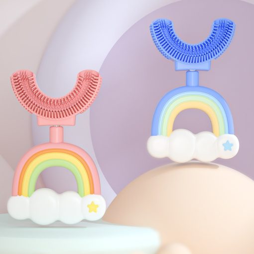 Children's 360 Degree Silicone U-shaped Toothbrush