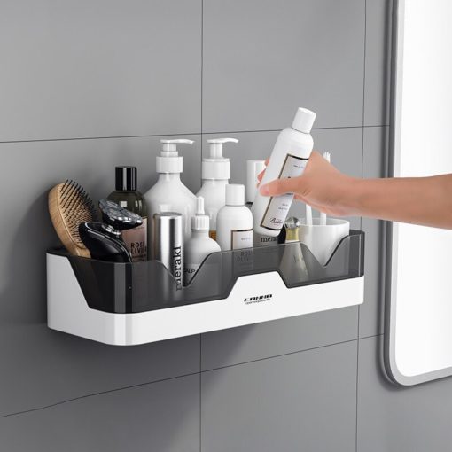 Wall Mount Bathroom Storage Shelf Holder Organizer - Image 3