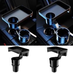 Adjustable Car Cup 360 Degree Rotating Tray Holder