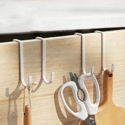 Stainless Steel Double S Shape Kitchen Cabinet Hooks Hanger