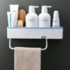 Punch-free Bathroom Towel Shampoo Storage Holder