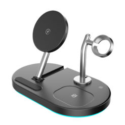 4 in 1 Magnetic Wireless Charger Mobile Phone Holder