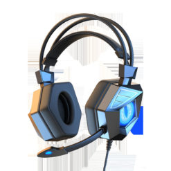 Gradient Colorful Glow Gaming Wired Headset Headphones