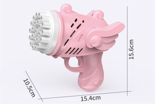 Portable Electric Bubble Machine Gun Gatling Kids Toys