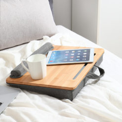 Portable Laptop Desk Handle Pillow Bed Sofa Computer Desk