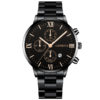 GENEVA Stainless Steel Business Calendar Men's Watch