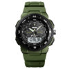 SKMEI Double Display Outdoor Sports Rubber Watch