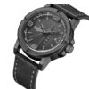 NAVIFORCE Military Sports Leather Men's Wrist Watch