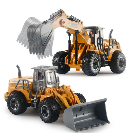 RC Mini Electric Trucks Excavator Vehicle Model Toys
