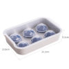 Creative Silicone Kitchen 6 Grid Ice Cube Mold Tray