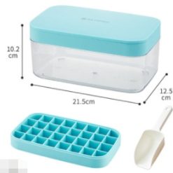 Silicone Double Ice Ball Cube Making Mold Storage Tray