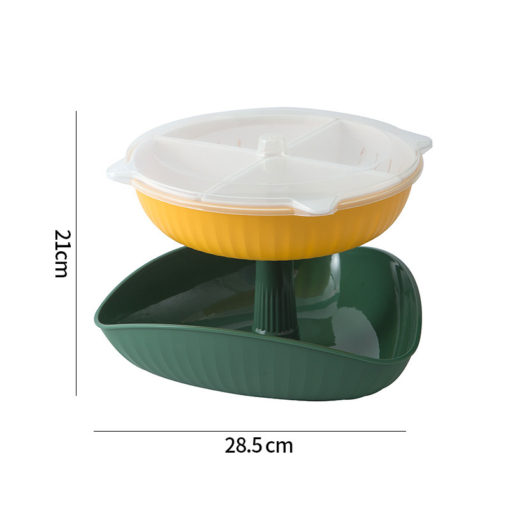 Creative Kitchen Hot Pot Plate Rotating Drain Basket - Image 5