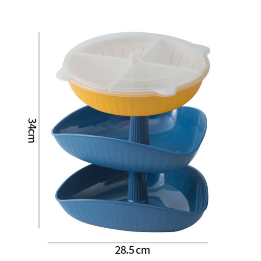 Creative Kitchen Hot Pot Plate Rotating Drain Basket - Image 4