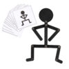 Wooden Man 24 Cognitive Cards Puzzle Learning Toys