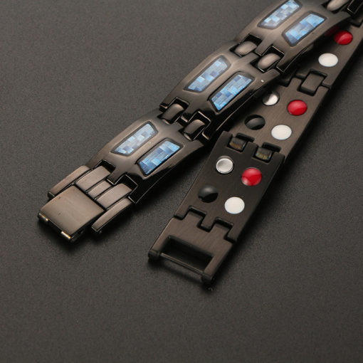 Carbon Fiber Titanium Power Magnetic Men's Bracelet