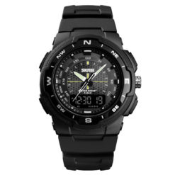 SKMEI Double Display Outdoor Sports Rubber Watch