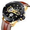 GOLDEN HOUR LED Digital Dual Time Display Watch