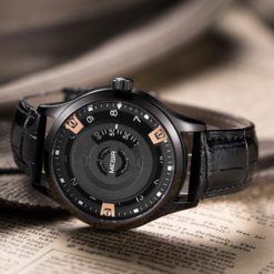 MEGIR Waterproof Non-Pointer Leather Men's Watch