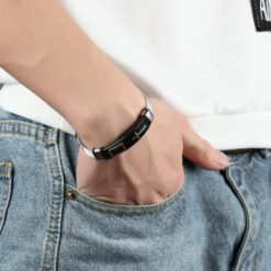 Adjustable Stainless Steel Mesh Strap Men's Bracelets
