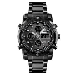 SKMEI Stainless Steel Sports Digital Men's Wristwatch