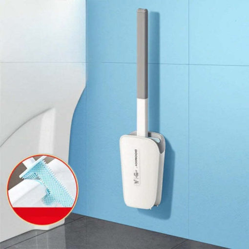 Silicone Wall Mounted Cactus Toilet Cleaning Brush