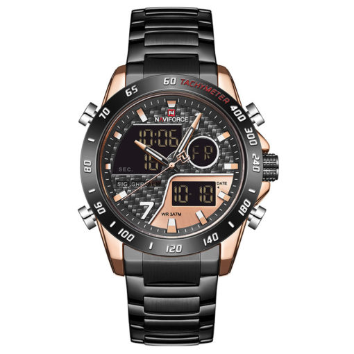 NAVIFORCE Digital Dual Display Sports Men's Watch