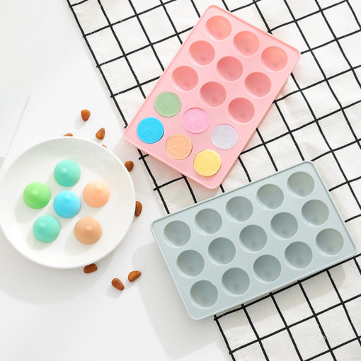 Portable Mini Stackable Silicone Ice Cube Mold Tray