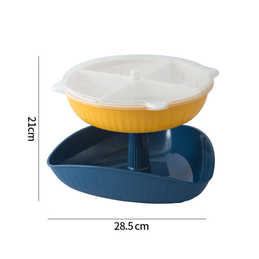 Creative Kitchen Hot Pot Plate Rotating Drain Basket - Image 6