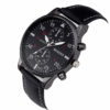 MiGEER Luxury Sports Leather Band Men`s Wrist Watch