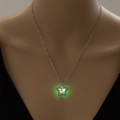 Luminous Glowing Stars Girl Chain Pendant Necklace
