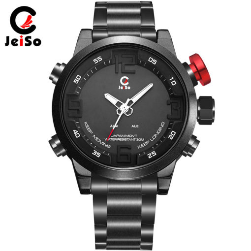 JEISO LED Double Display Waterproof Motion Watch